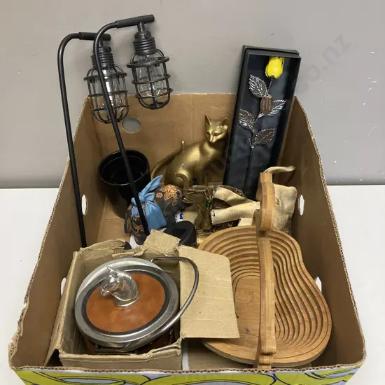 Box Lot Solar Lights, Ornaments Etc
